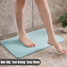 Load image into Gallery viewer, Diatomite Mat Diatomaceous Earth Bath Mat Super Absorbent Non Slip Quick Drying Bath Shower Rug Door Home Floor Mat Bathroom Mat
